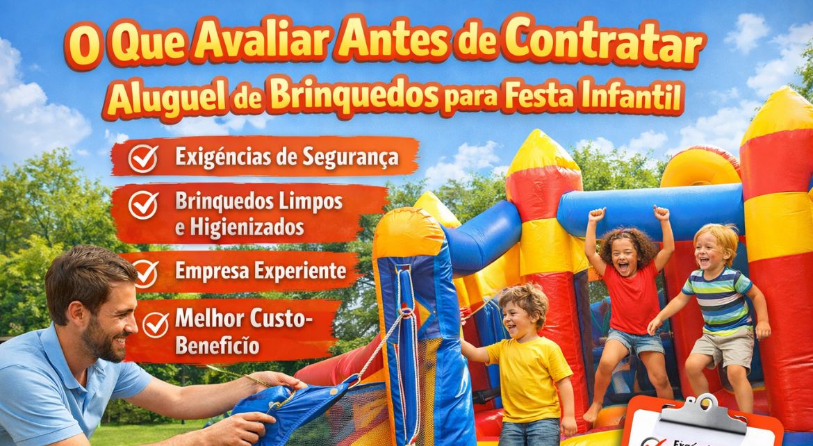 O Que Avaliar Antes de Contratar Aluguel de Brinquedos para Festa Infantil